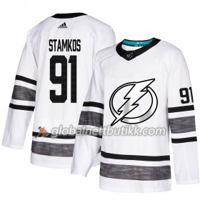 Tampa Bay Lightning Hockeydrakt Steven Stamkos 91 Hvit 2019 NHL All-Star Adidas Authentic - Herre